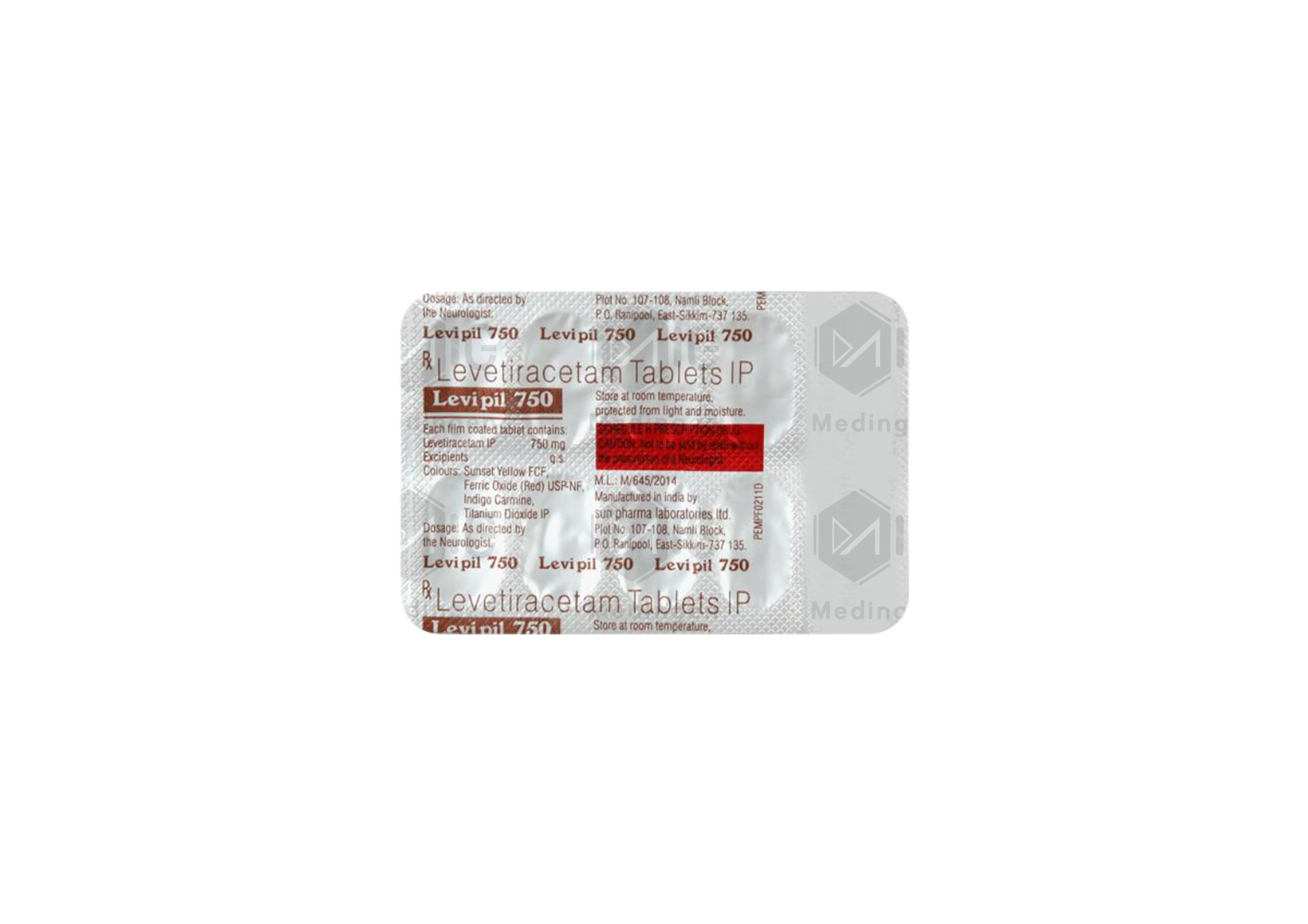 LEVIPIL 750MG